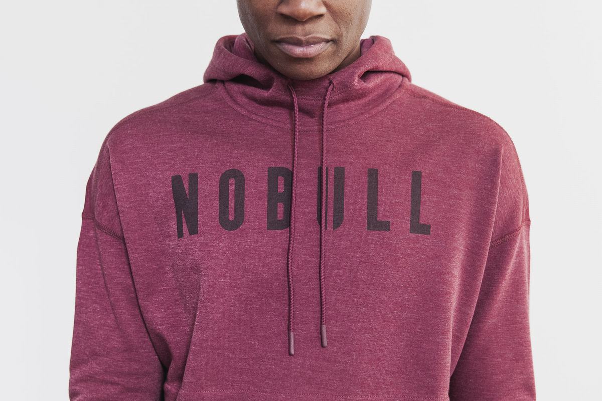 Nobull Women's Hoodie Dark Red | Australia (YH5729)